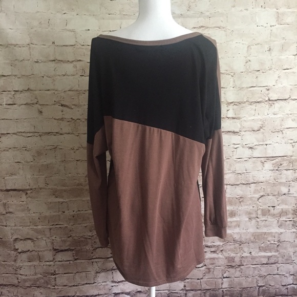Batwing Sleeves Blouson Tunic - Picture 4 of 8